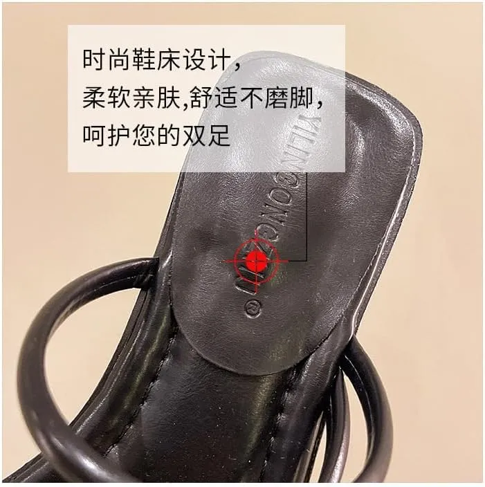 French low-heeled beach slippers fairy shoes 2025 new summer Korean version set of toe flat sandals,Wear-resistant and lightweight, skin-friendly, breathable and comfortable