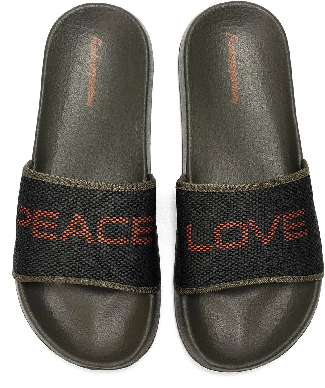 FUNKYMONKEY Men's Casual Sandal Slippers Outdoor Indoor Slide for Men
