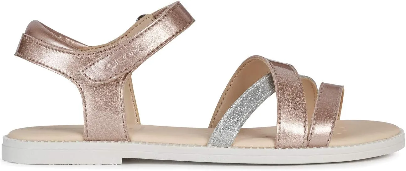 Geox Girl's Open Wedge Sandals Peeptoe