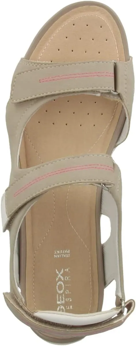 Geox Women's Vega Flat Ankle Strap Sandal