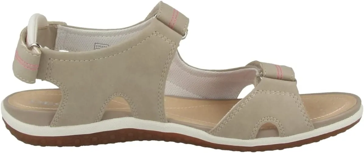Geox Women's Vega Flat Ankle Strap Sandal