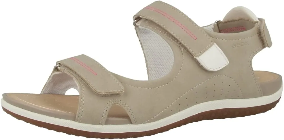Geox Women's Vega Flat Ankle Strap Sandal