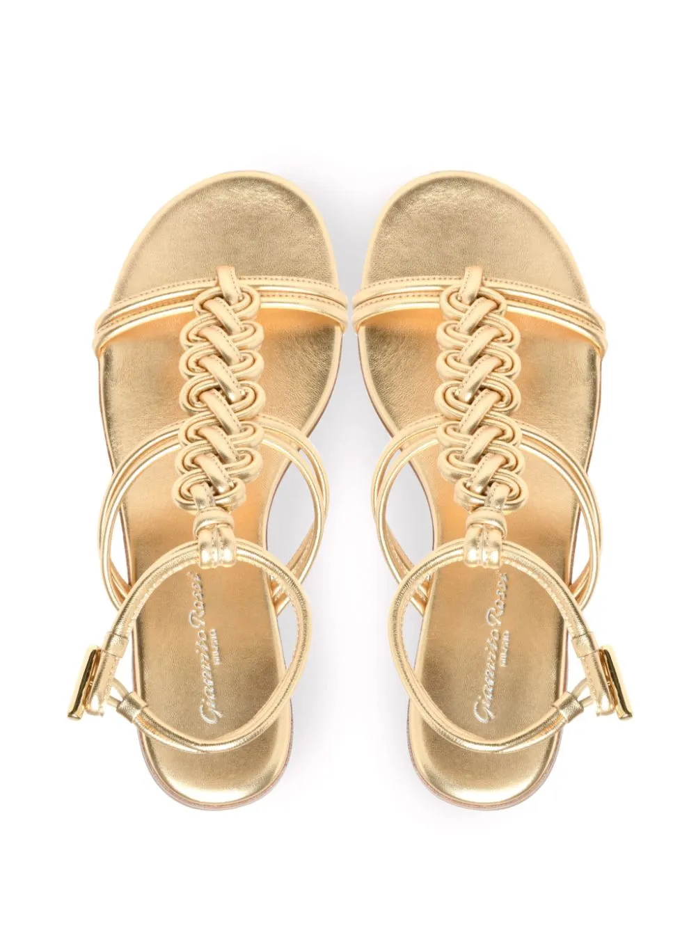 Gianvito Rossi Golden Sandals