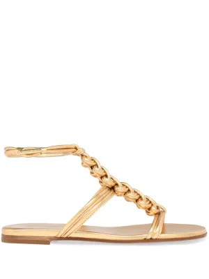 Gianvito Rossi Golden Sandals