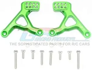 GPM For Traxxas TRX-4 Defender/TRX-4 Tactical Unit Upgrade Parts Aluminum Rear Adjustable Shock Tower - 2Pc Set Green