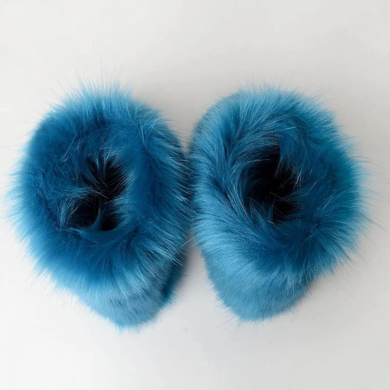 HINDOLA Womens Faux Fur Boots Winter Comfy Plush Warm Snow Boots Fuzzy Fluffy Furry Round Toe Suede Boots Comfortable Winter Ankle Booties Anti Slip Outdoor Indoor Flat Shoes