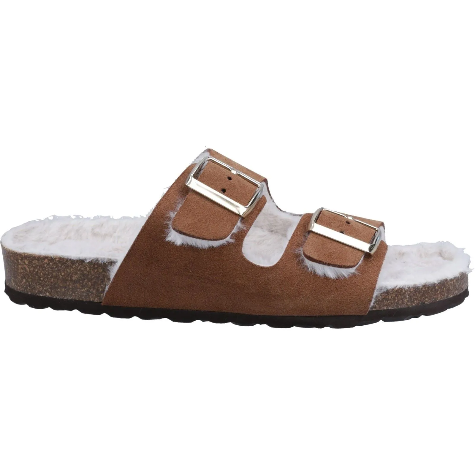 Hush Puppies Women's Jessie Mule Slipper in Tan