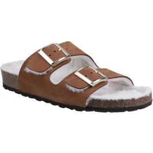 Hush Puppies Women's Jessie Mule Slipper in Tan