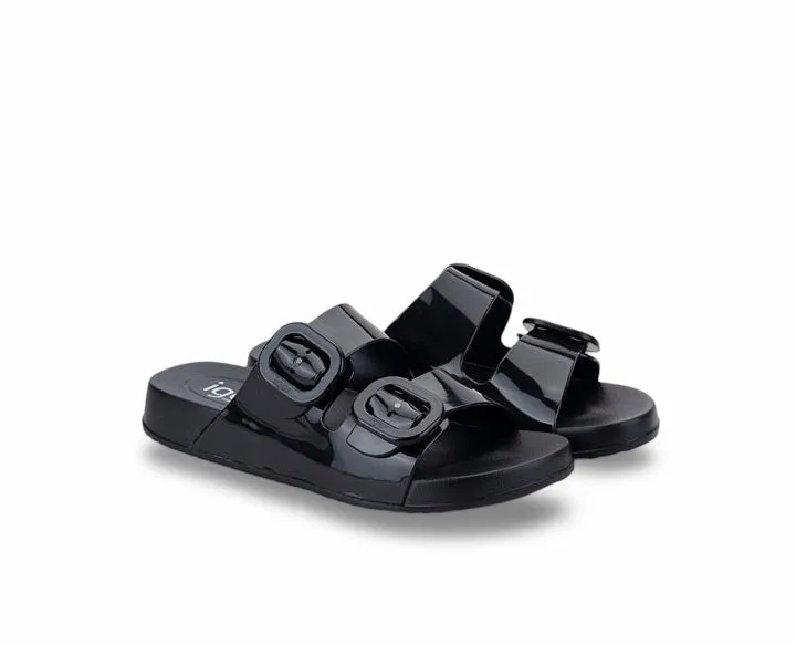 Igor Ladies Strap Mule Sandal Habanna Brillo S10334-002