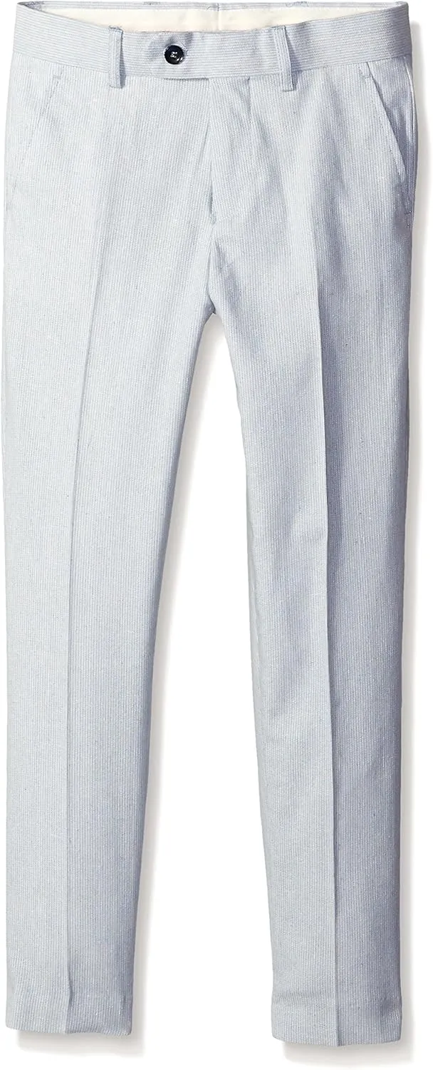 Isaac Mizrahi Boys' Chambray Linen Pants