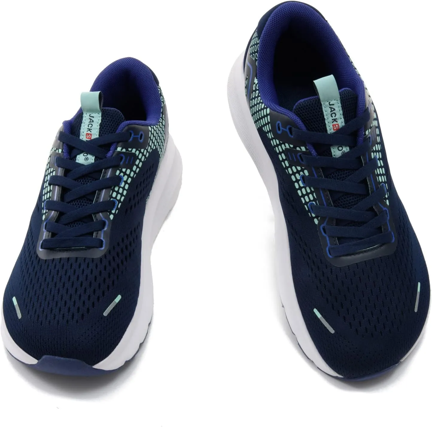 JACKSHIBO Wide Toe Box Shoes Women Arch Support Wide Sneakers for Running Walking Athletic Tennis Orthopedic Plantar Fasciitis Workout with Thick Cushion Zero Drop Sole Width Shoes