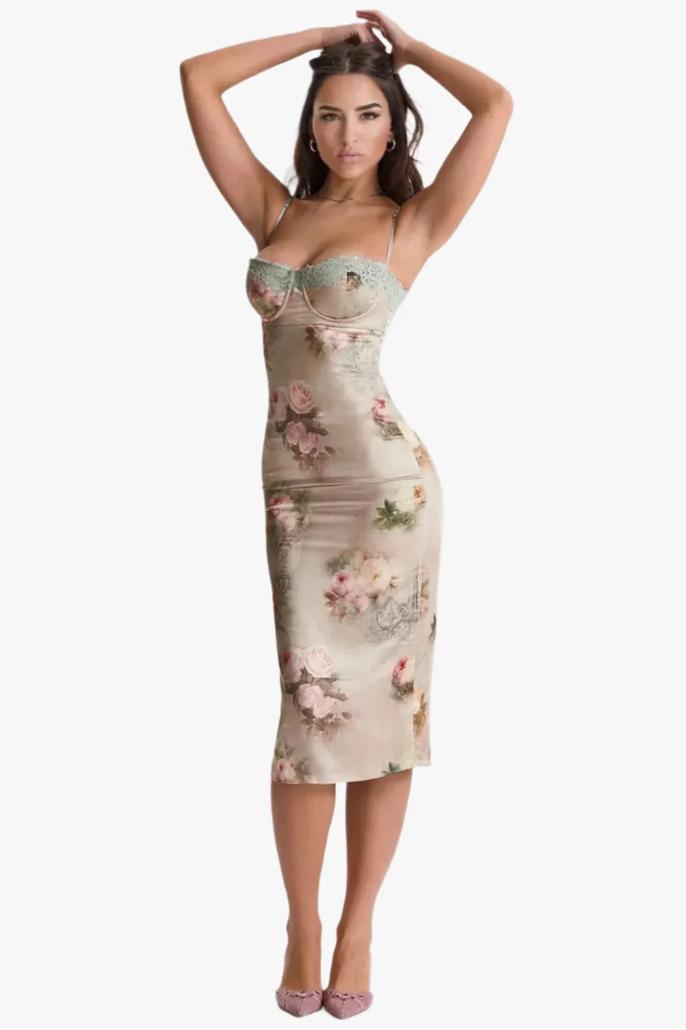 JENNA Bodycon Midi Dress