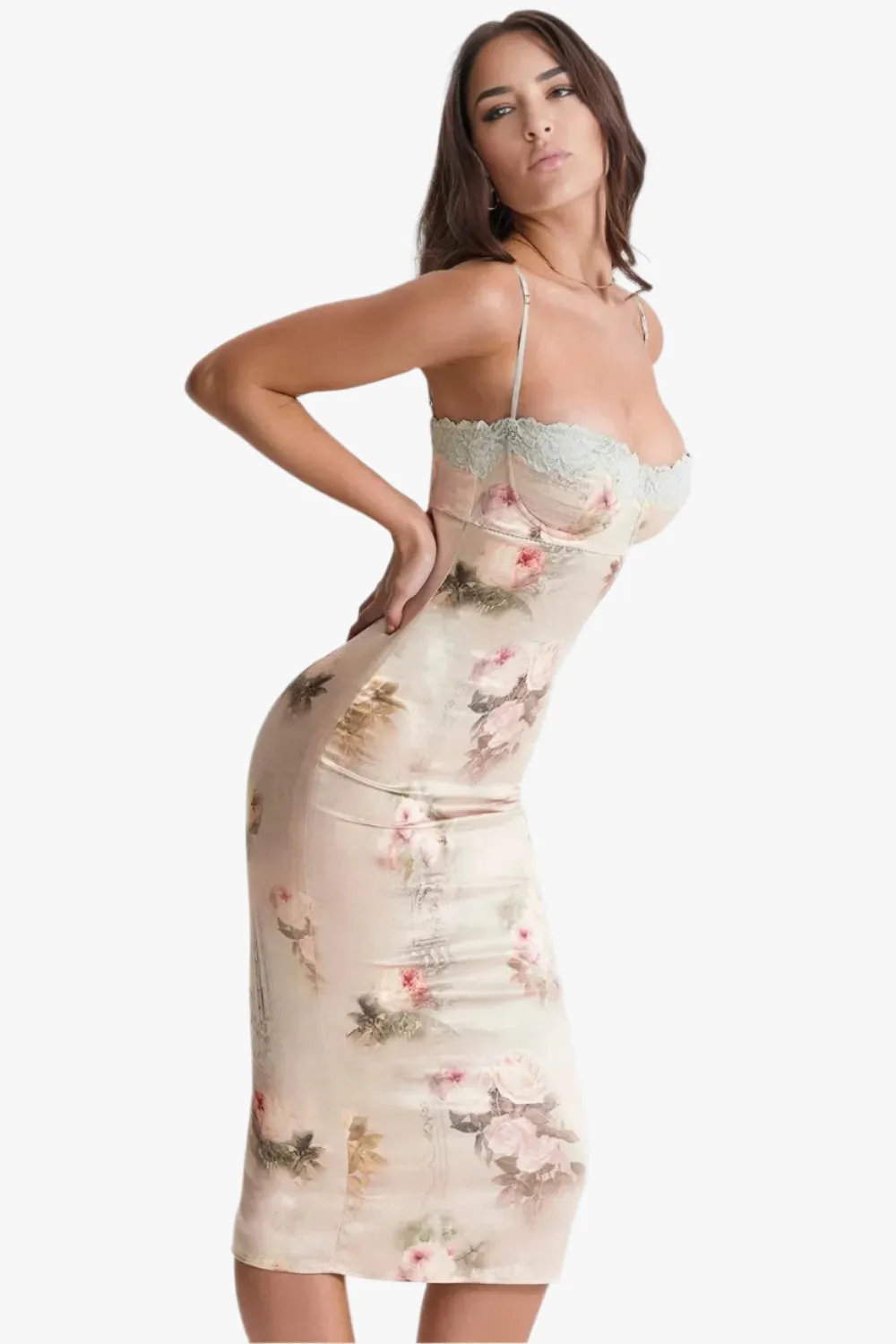 JENNA Bodycon Midi Dress