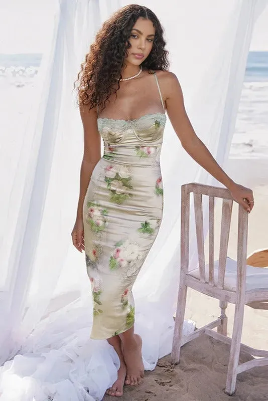 JENNA Bodycon Midi Dress