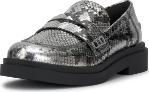 Jessica Simpson Women's Xuris Loafer Flat, Chrome, 12