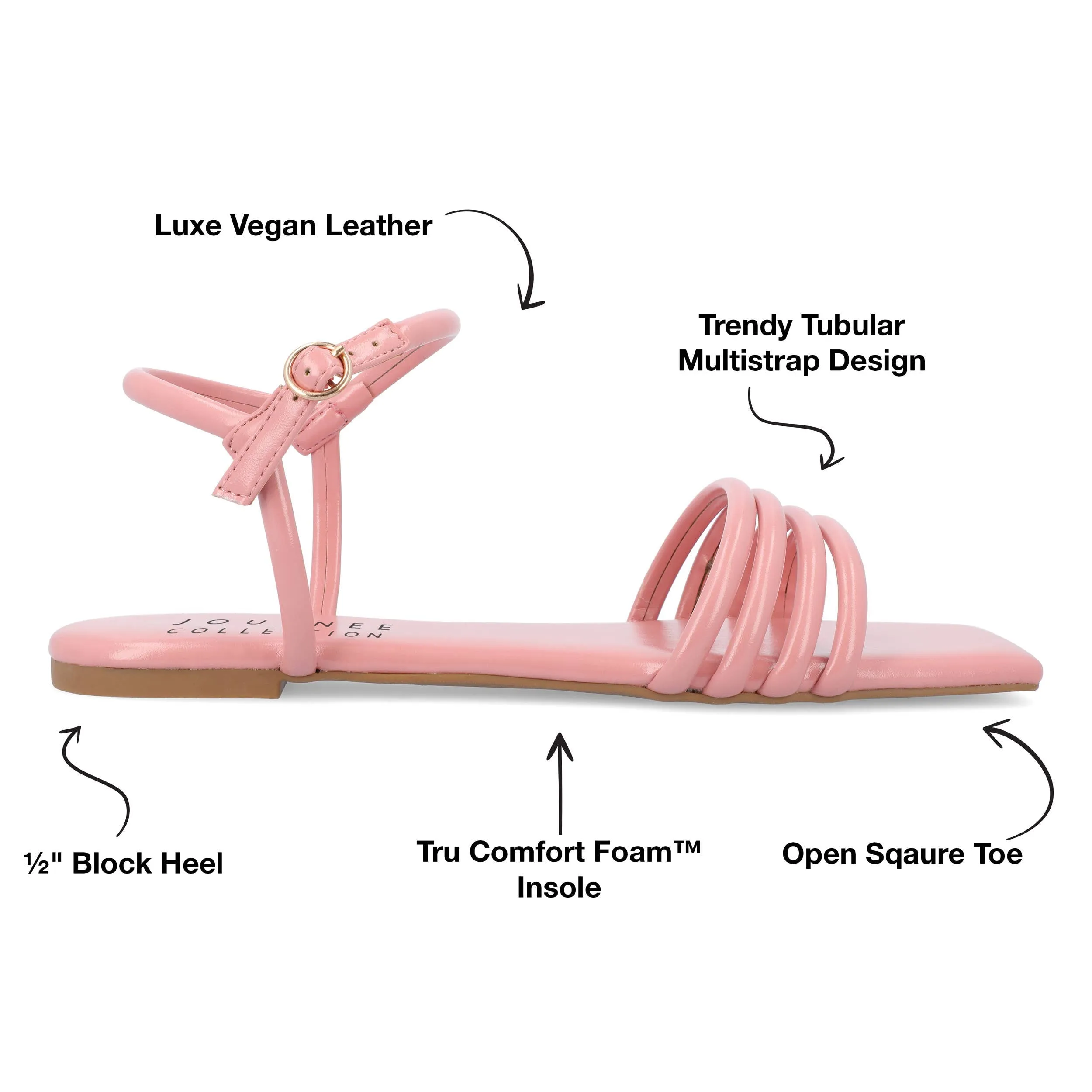 Journee Collection Women's Tru Comfort Foam™ Lyddea Sandal