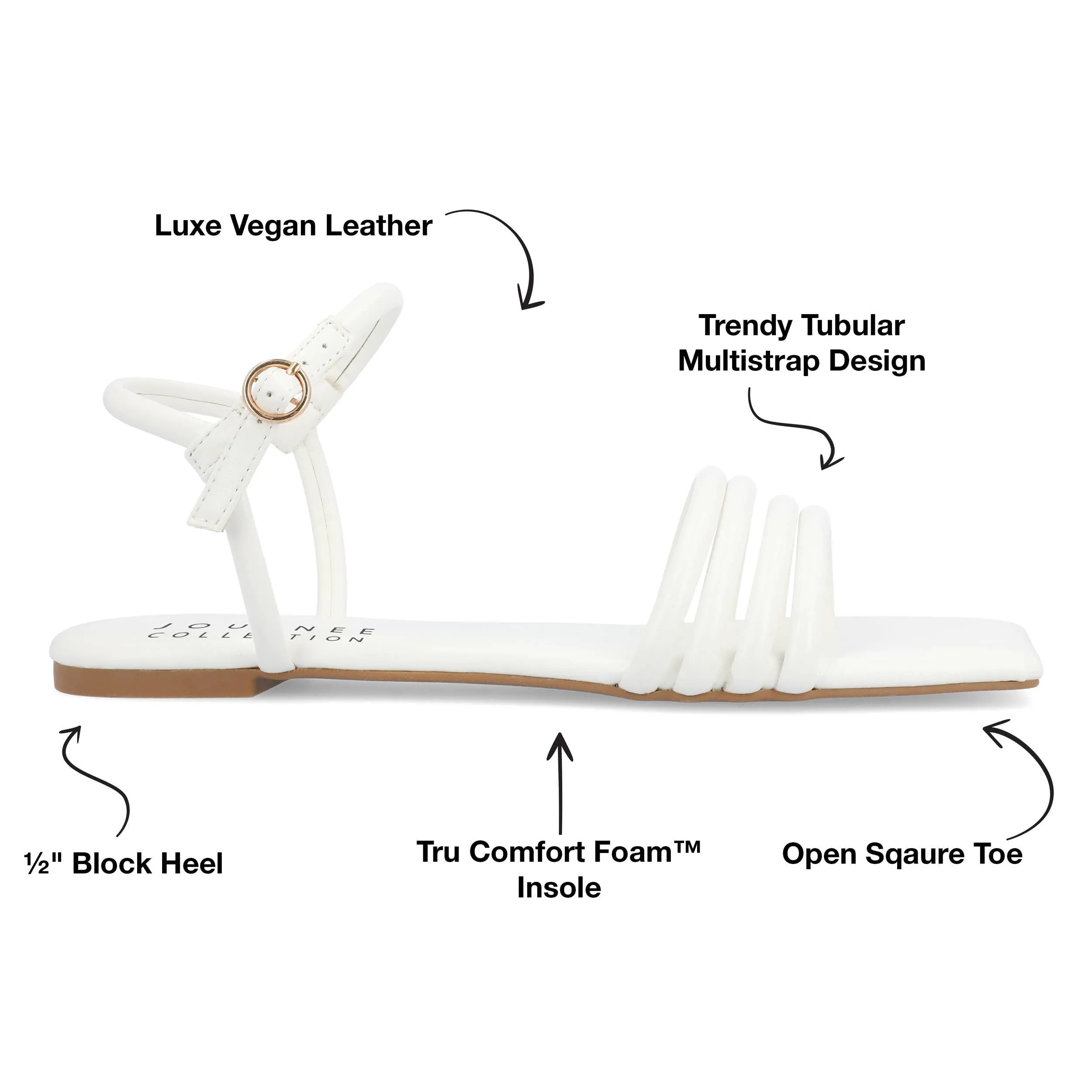 Journee Collection Women's Tru Comfort Foam™ Lyddea Sandal