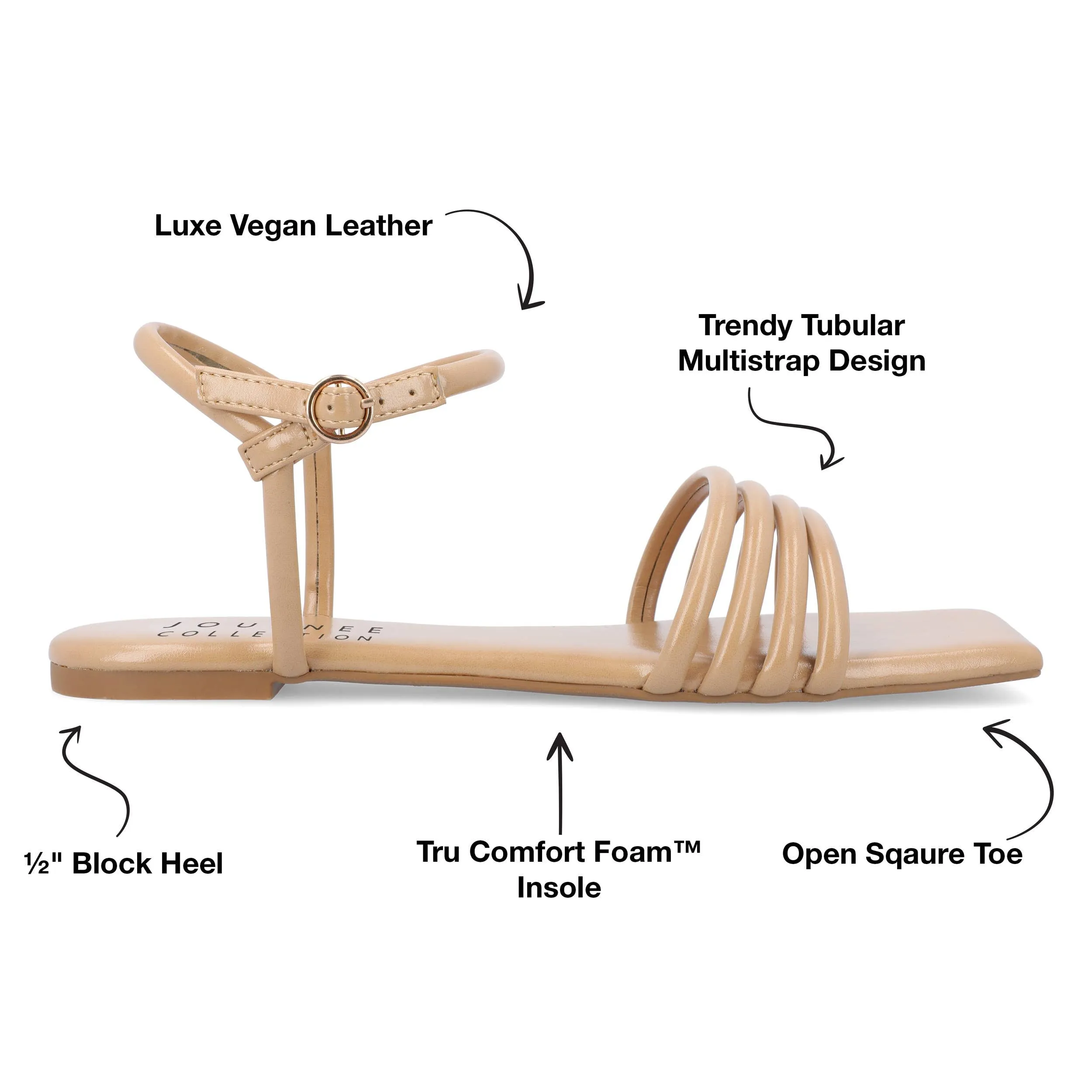 Journee Collection Women's Tru Comfort Foam™ Lyddea Sandal