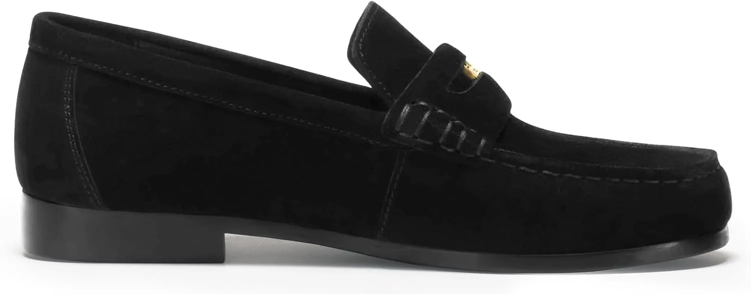 Journey West Suede Tassel Loafer for Women Slip-on Belgian Penny Loafers Shoes for Women in Many Colors
