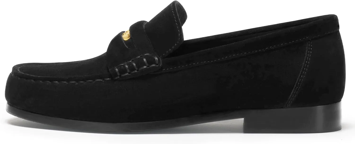 Journey West Suede Tassel Loafer for Women Slip-on Belgian Penny Loafers Shoes for Women in Many Colors