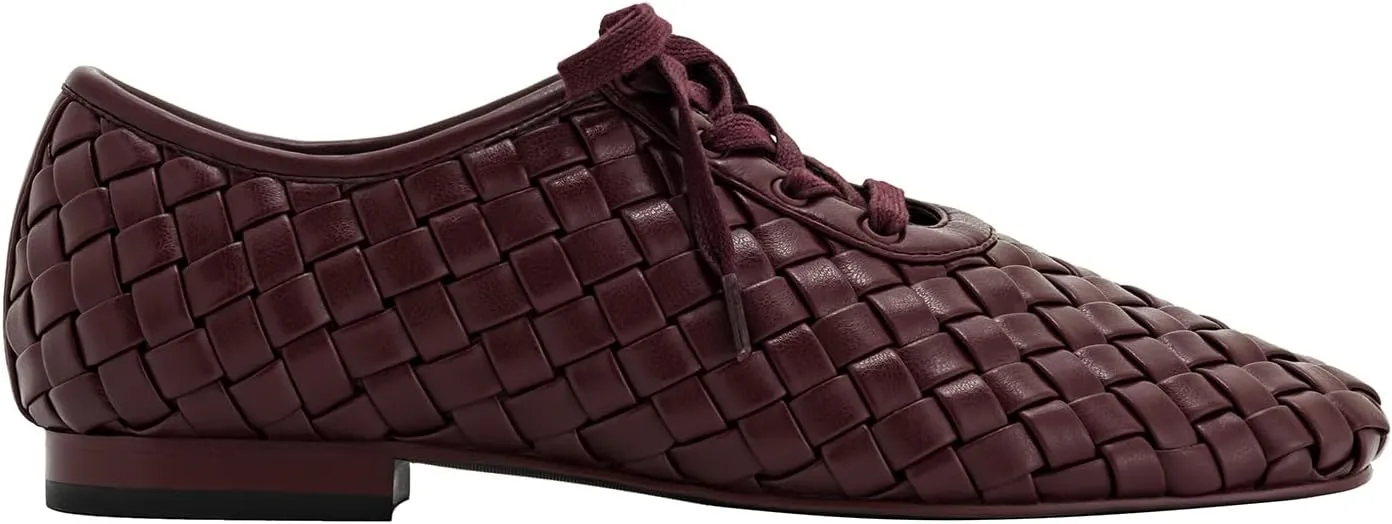 JW PEI Women's Kayla Weave Strap Flat Shoes