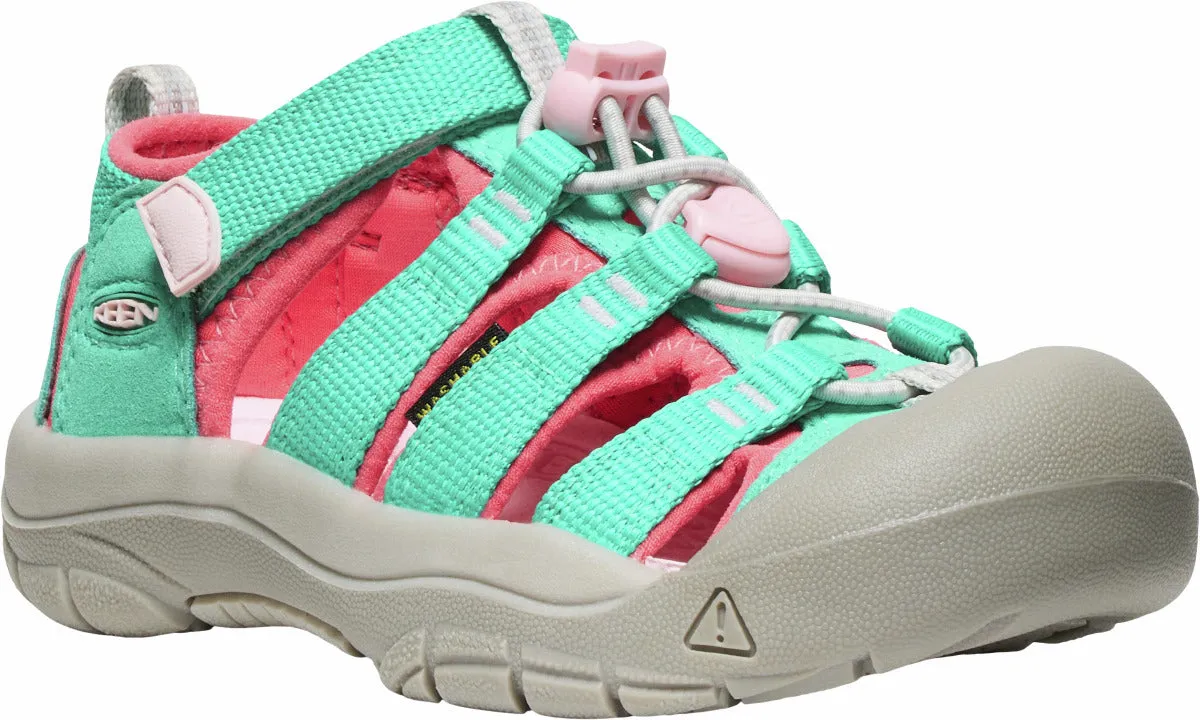 KEEN 1030785 Little Kids' Newport H2 - Bright Aqua/Pink-A-Boo