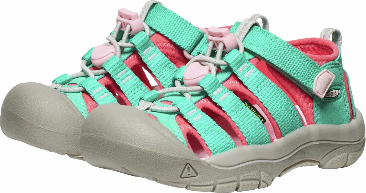 KEEN 1030785 Little Kids' Newport H2 - Bright Aqua/Pink-A-Boo