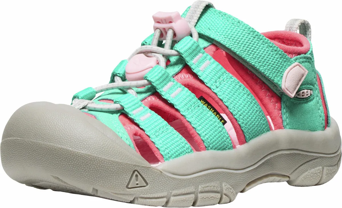 KEEN 1030785 Little Kids' Newport H2 - Bright Aqua/Pink-A-Boo