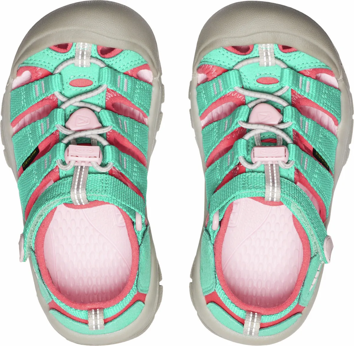 KEEN 1030785 Little Kids' Newport H2 - Bright Aqua/Pink-A-Boo