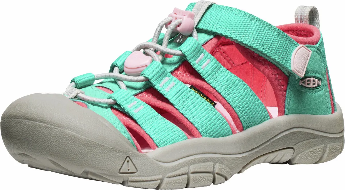 KEEN 1030792 Big Kids' Newport H2 - Bright Aqua/Pink-A-Boo