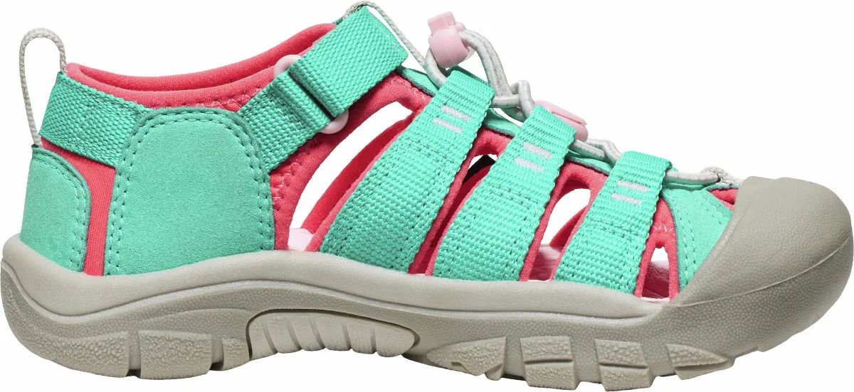 KEEN 1030792 Big Kids' Newport H2 - Bright Aqua/Pink-A-Boo