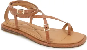 Kenneth Cole New York Women's Paros Flat Sandal, TAN, 9.5