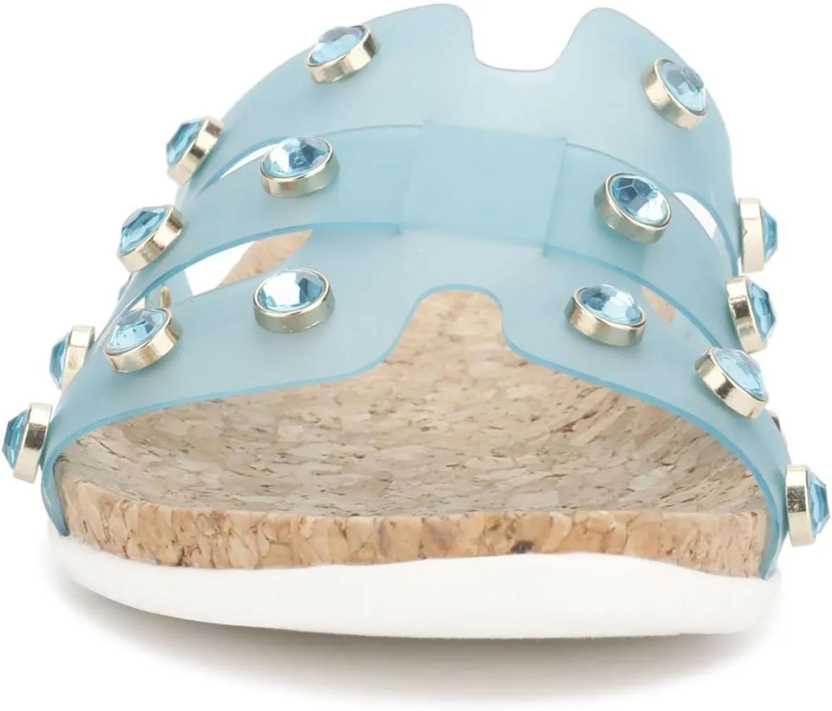 Kenneth Cole Reaction Women's Slim H Band Stud Flat Sandal Platform