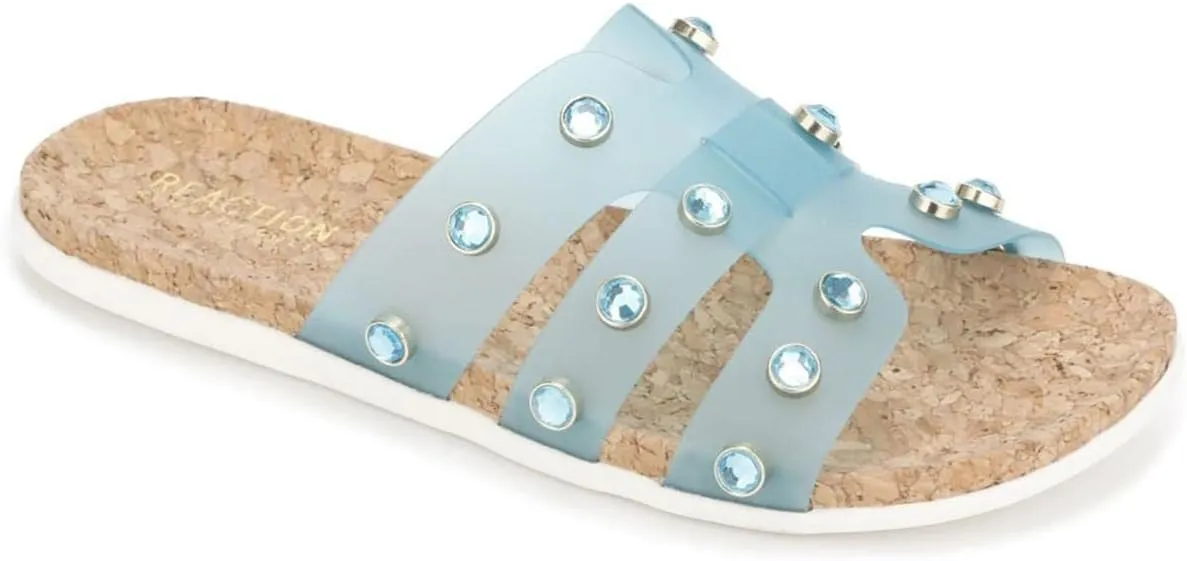 Kenneth Cole Reaction Women's Slim H Band Stud Flat Sandal Platform