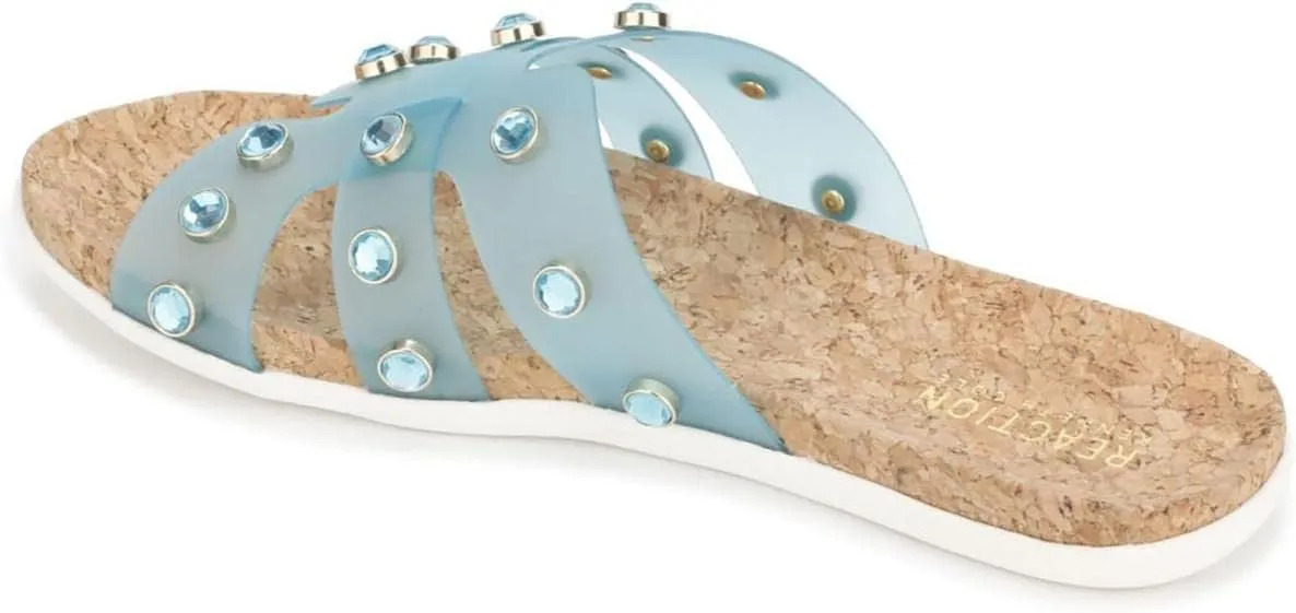 Kenneth Cole Reaction Women's Slim H Band Stud Flat Sandal Platform