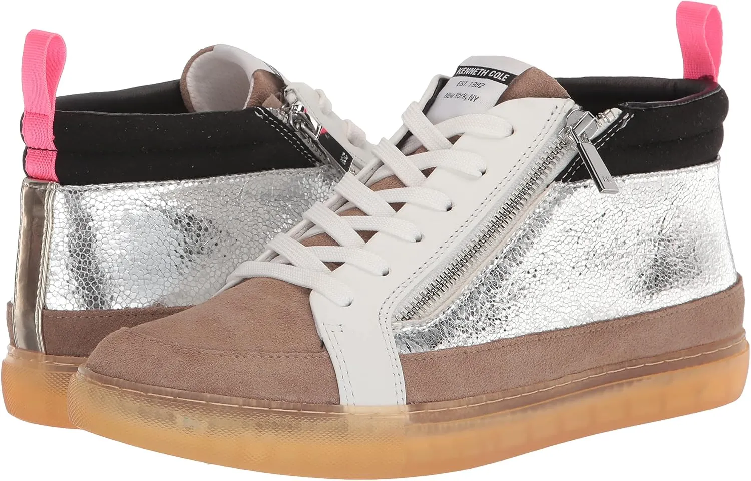 Kenneth Cole Women's Kam Mid-top Zip Sneaker