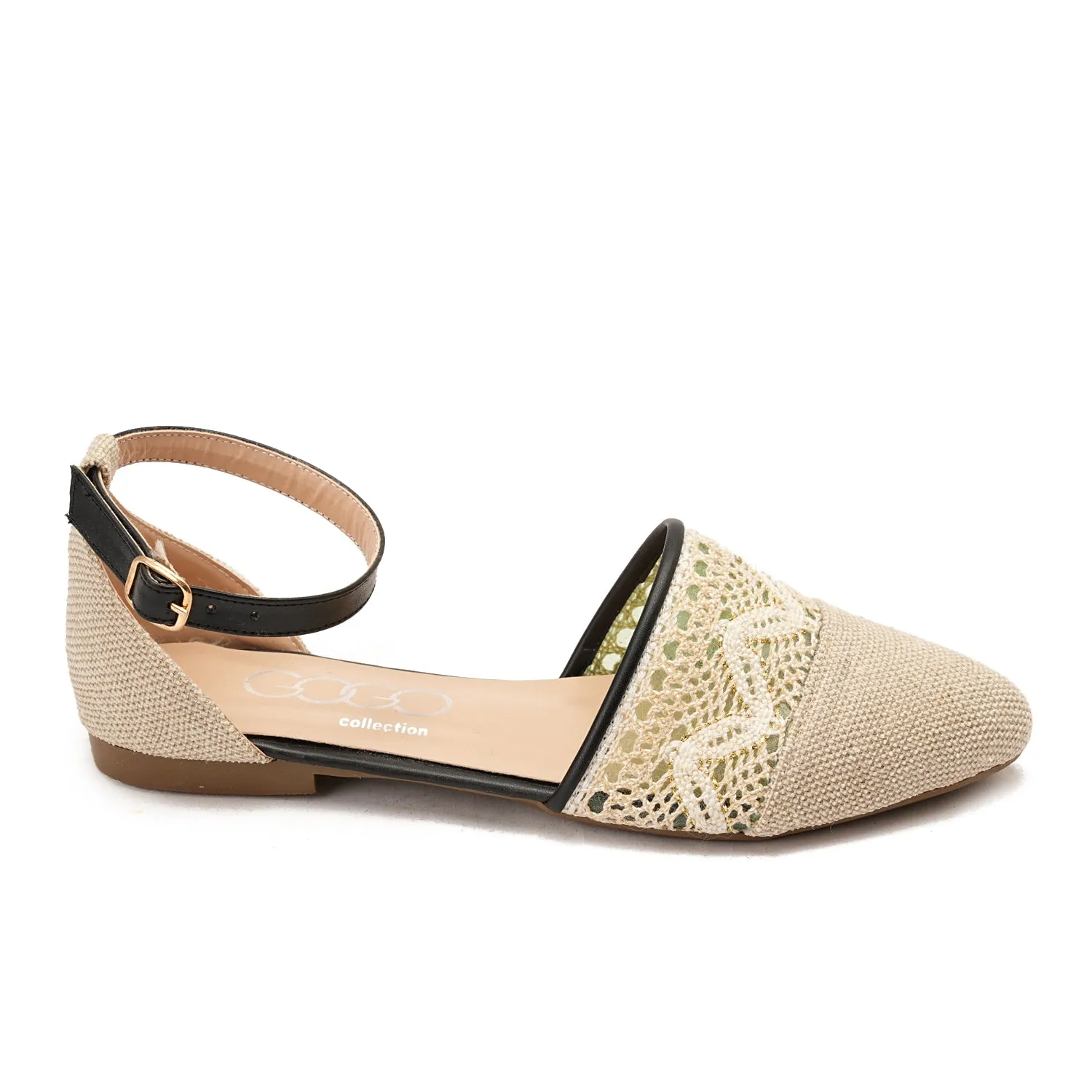 Knitted sandal - black