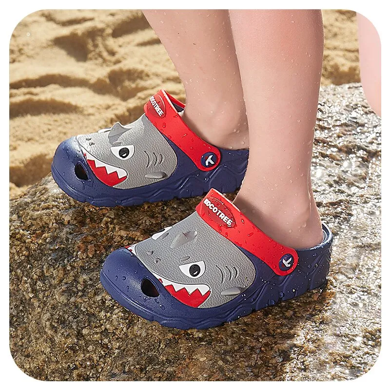 Kocotree Children&#39;s Slippers For Boys and Girls Summer Anti Slip Baby Hole Shoes Indoor Home Sandals and Slippers