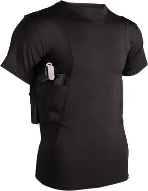 Lilcreek Scoop Neck Conceal Carry Shirts for Men: Undercover Concealed Carry Clothing with Gun Holster