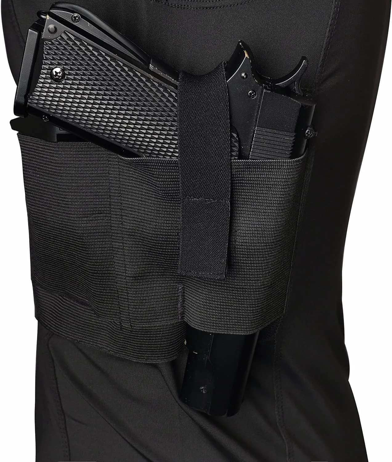 Lilcreek Scoop Neck Conceal Carry Shirts for Men: Undercover Concealed Carry Clothing with Gun Holster