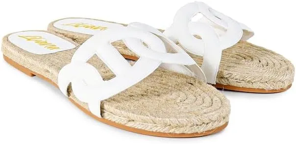 Liliana Footwear Women's Espadrille Flat Sandal, AILEEN-1