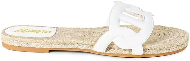 Liliana Footwear Women's Espadrille Flat Sandal, AILEEN-1