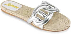 Liliana Footwear Women's Espadrille Flat Sandal, AILEEN-1