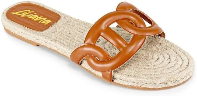 Liliana Footwear Women's Espadrille Flat Sandal, AILEEN-1