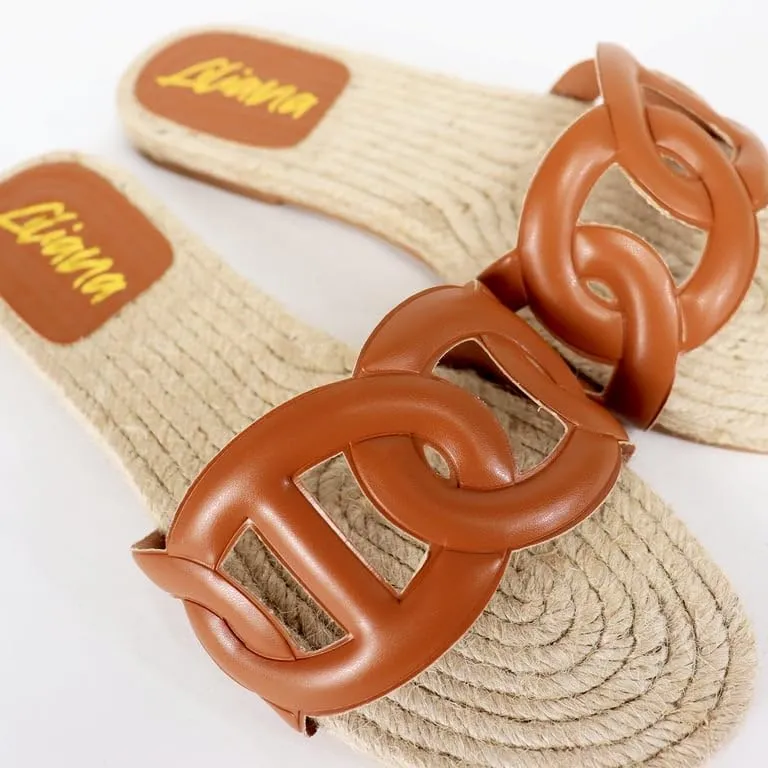 Liliana Footwear Women's Espadrille Flat Sandal, AILEEN-1