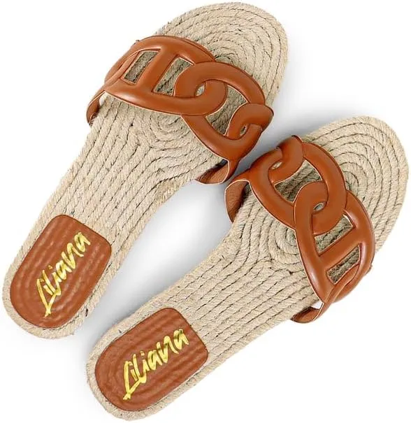 Liliana Footwear Women's Espadrille Flat Sandal, AILEEN-1