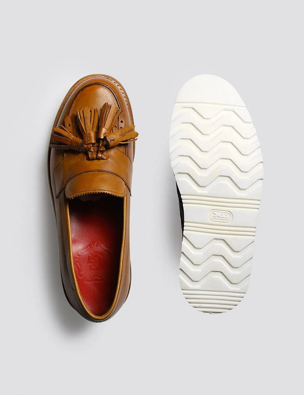 Loafer - Vibram Clara Womens Excellent customer support Tassel Tan Eco-friendly technology Grenson