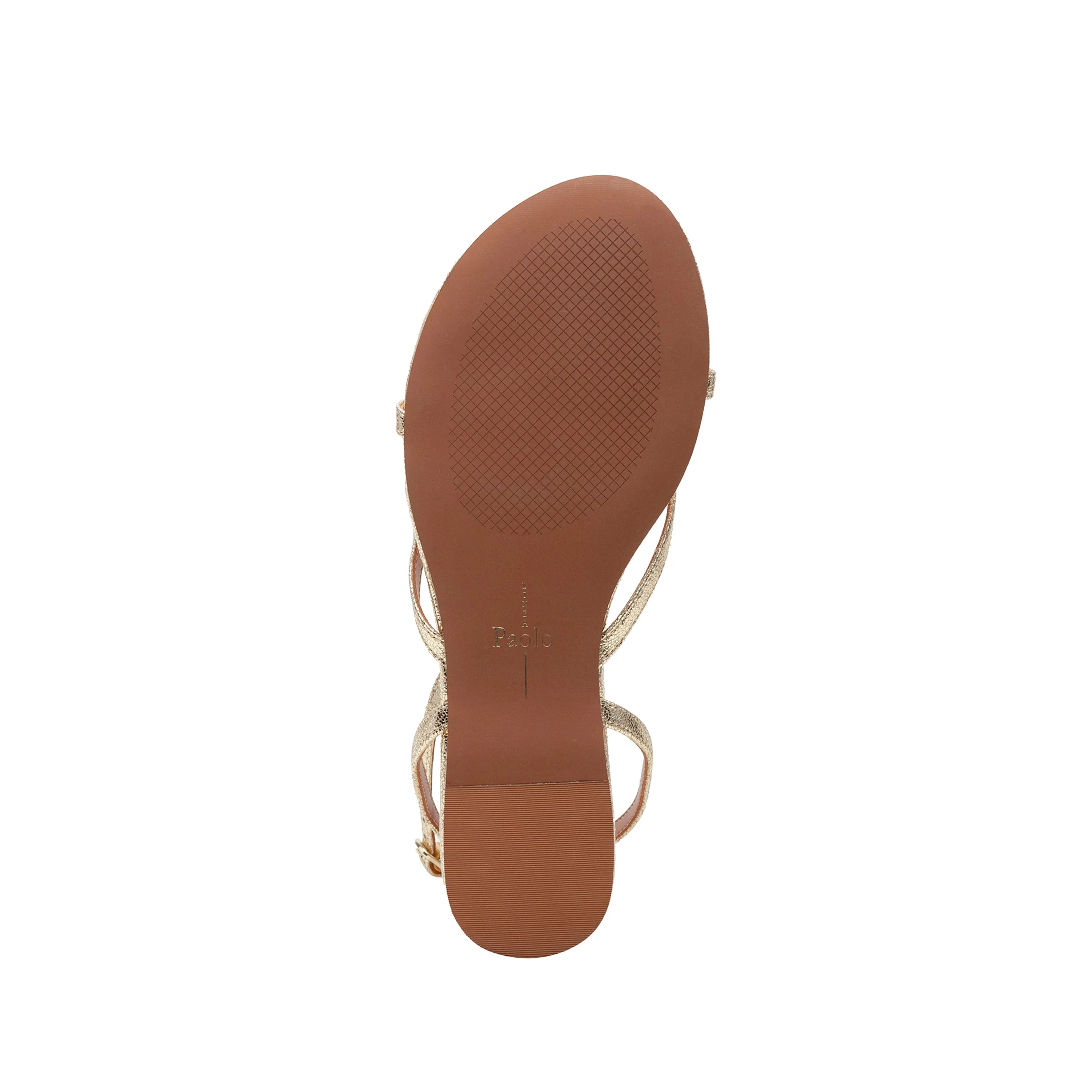 LUZ | Strappy Ankle Wrap Flat Leather Sandals