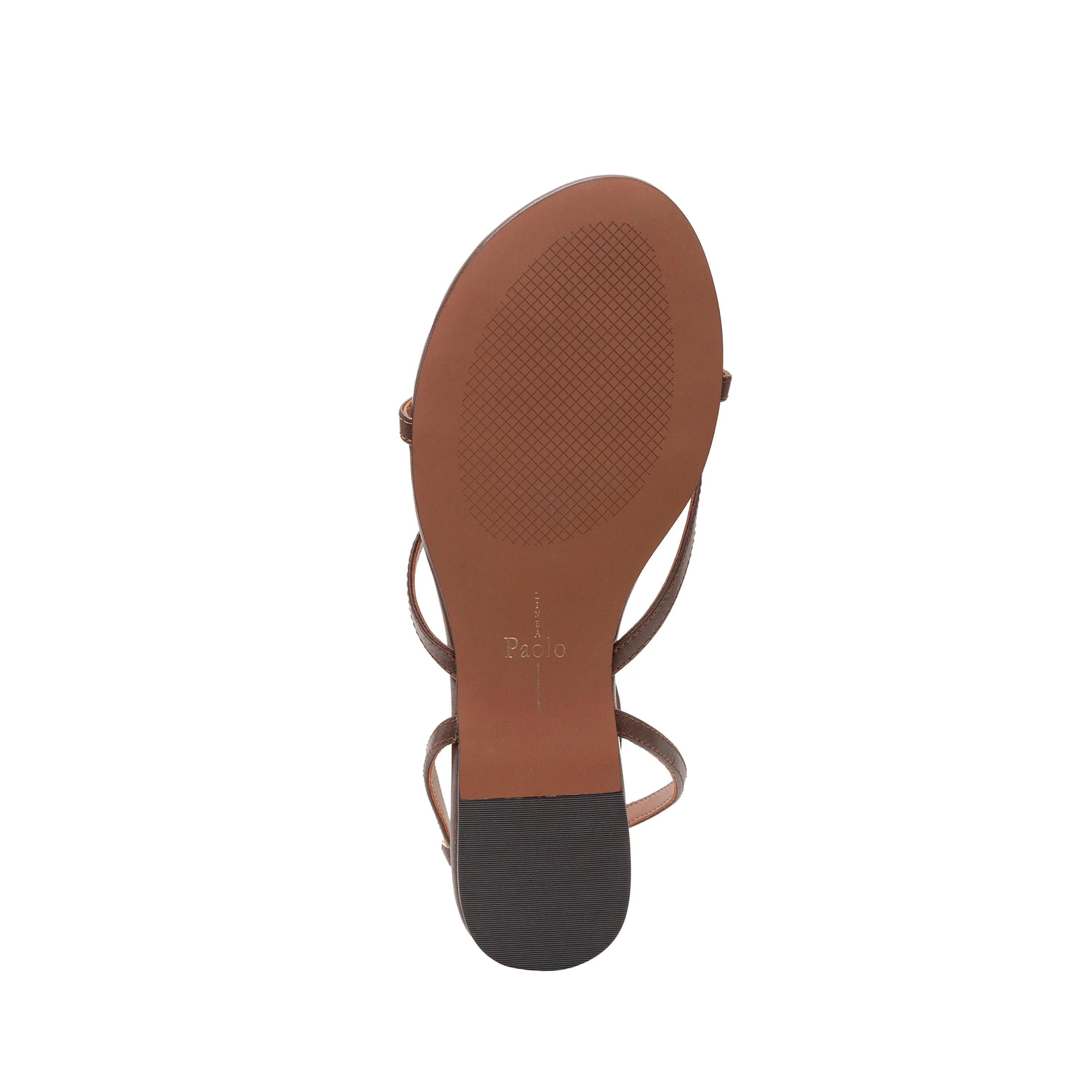 LUZ | Strappy Ankle Wrap Flat Leather Sandals