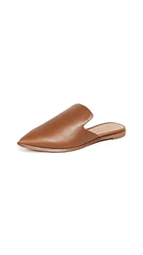 Madewell The Gemma Mule in Leather English Saddle 8 M